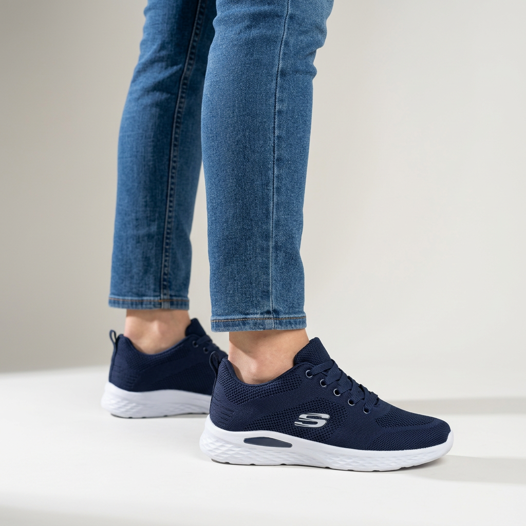 Alixia - Komfortabel Sneaker Med Snørebånd