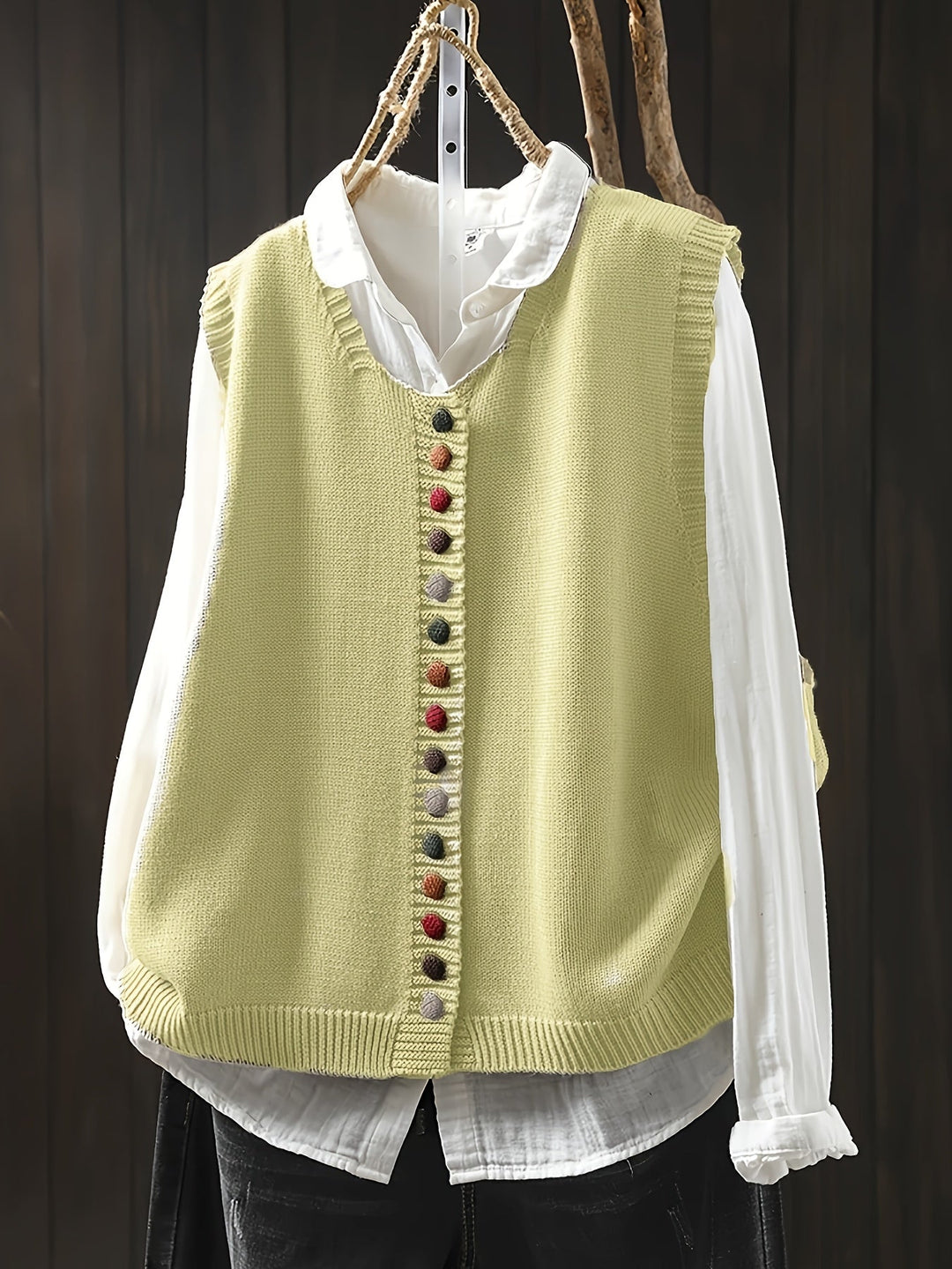 Toriana – Ærmeløs Strikket Vest