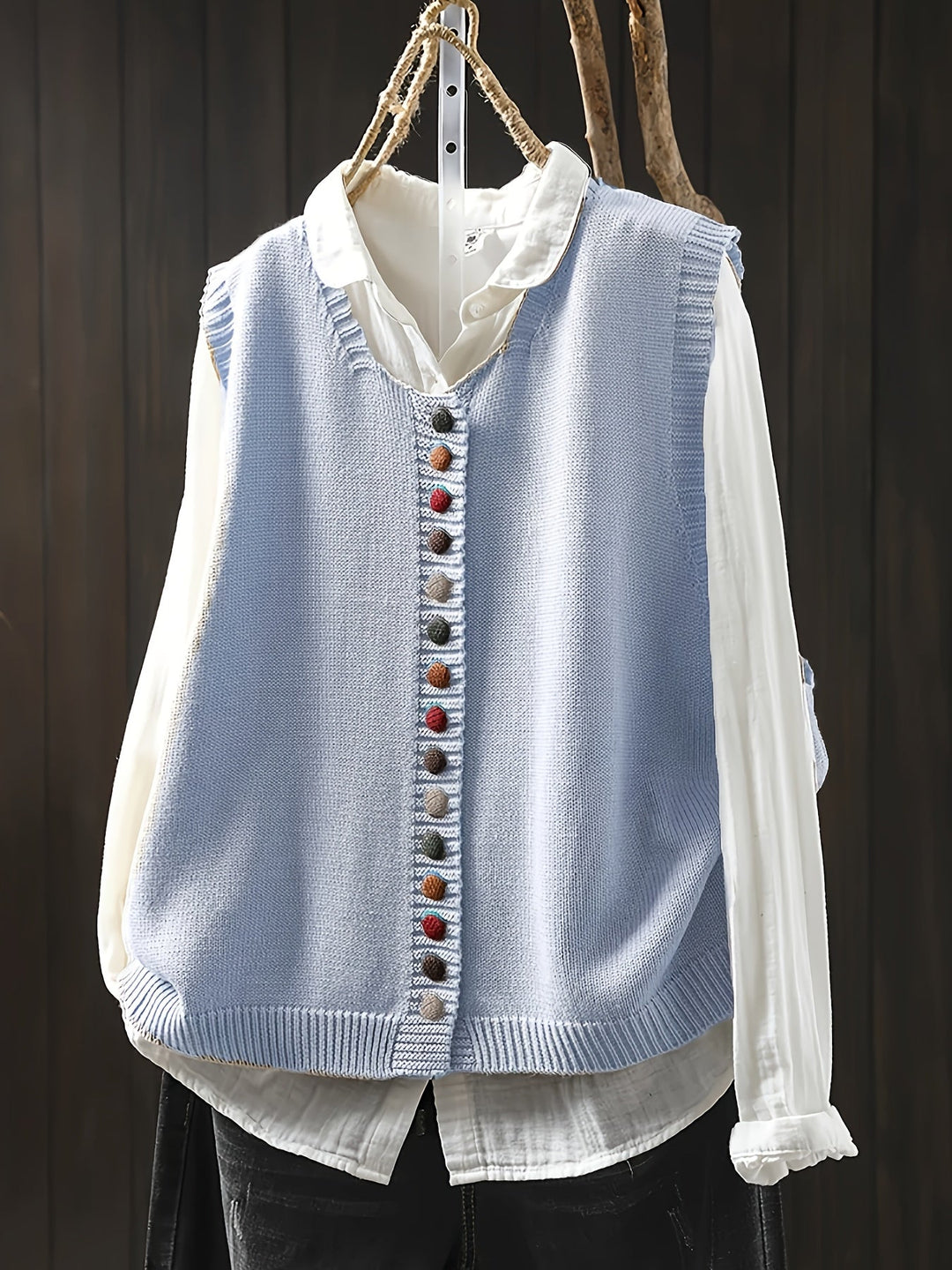 Toriana – Ærmeløs Strikket Vest
