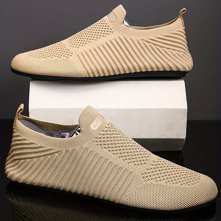 Dawood – åndbare Strikkede Slip-on-Sko