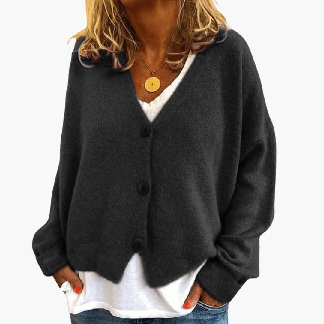 Gwen – Langærmet Strikket Cardigan