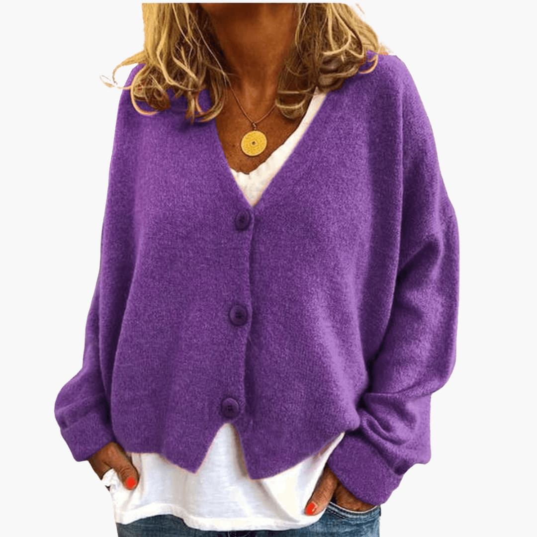 Gwen – Langærmet Strikket Cardigan
