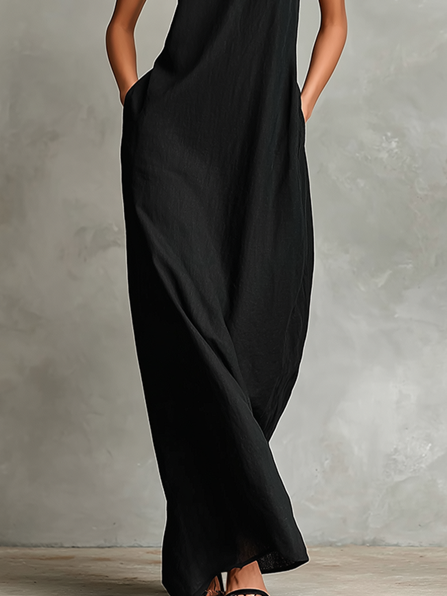 Imeria – Maxi-kjole med halterneck