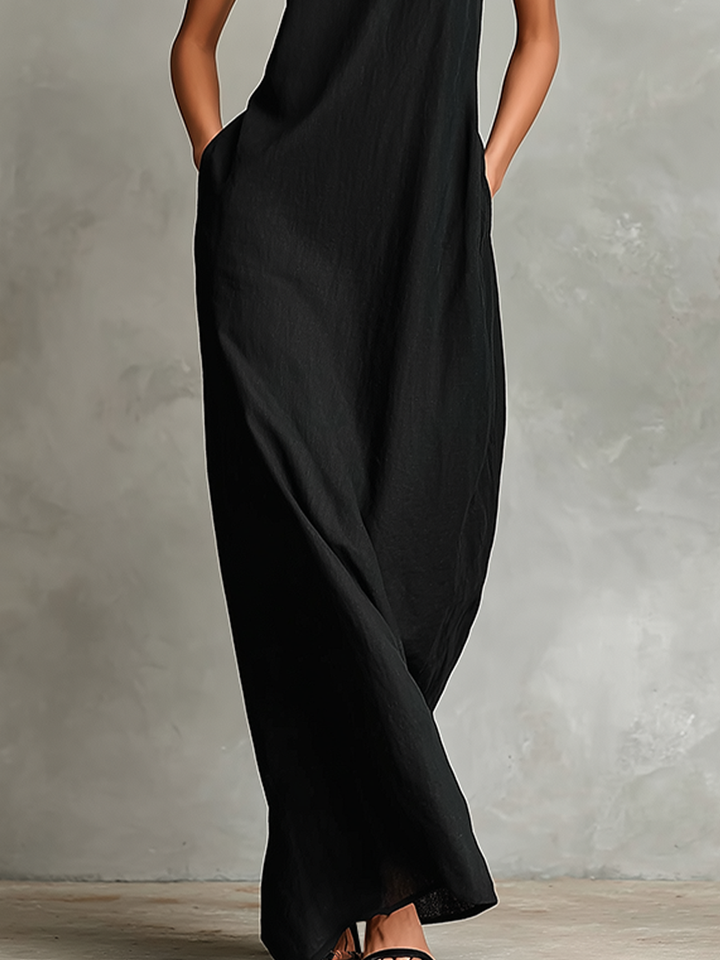 Imeria – Maxi-kjole med halterneck