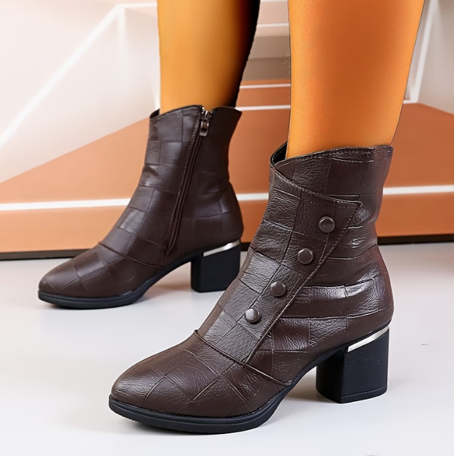 Rejoice - Komfortable Pumps Med Lynlås