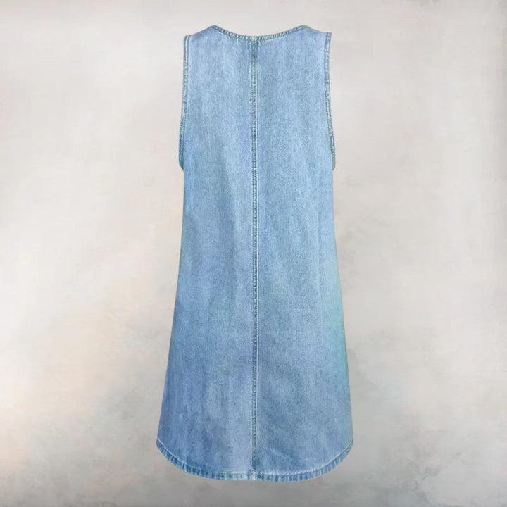 Lucelia – Ærmeløs Og Let Denimkjole