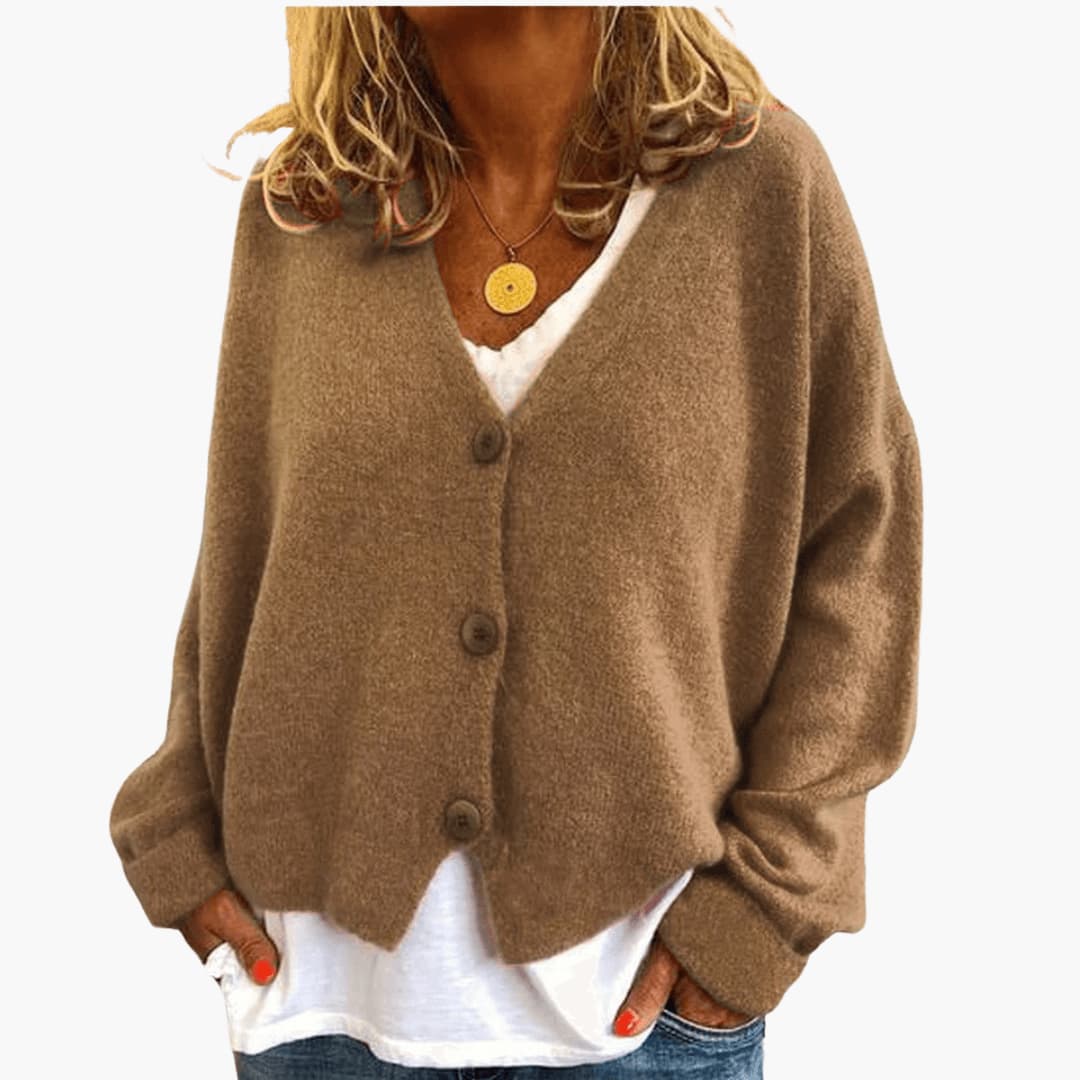 Gwen – Langærmet Strikket Cardigan