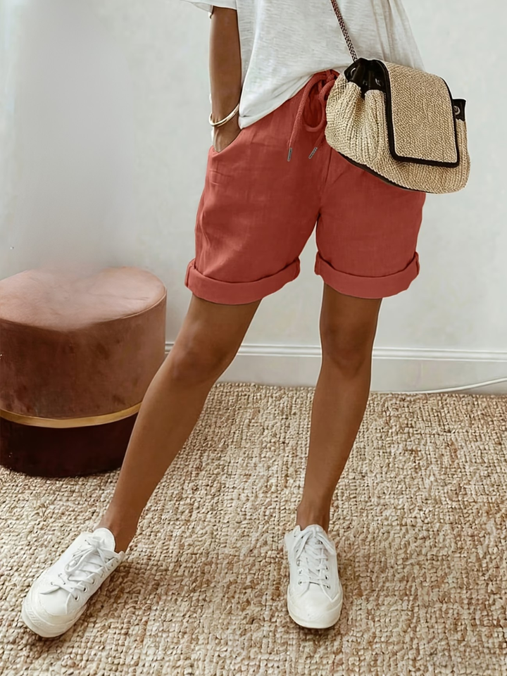 Keely - Behagelige Linned Shorts