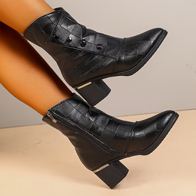 Rejoice - Komfortable Pumps Med Lynlås