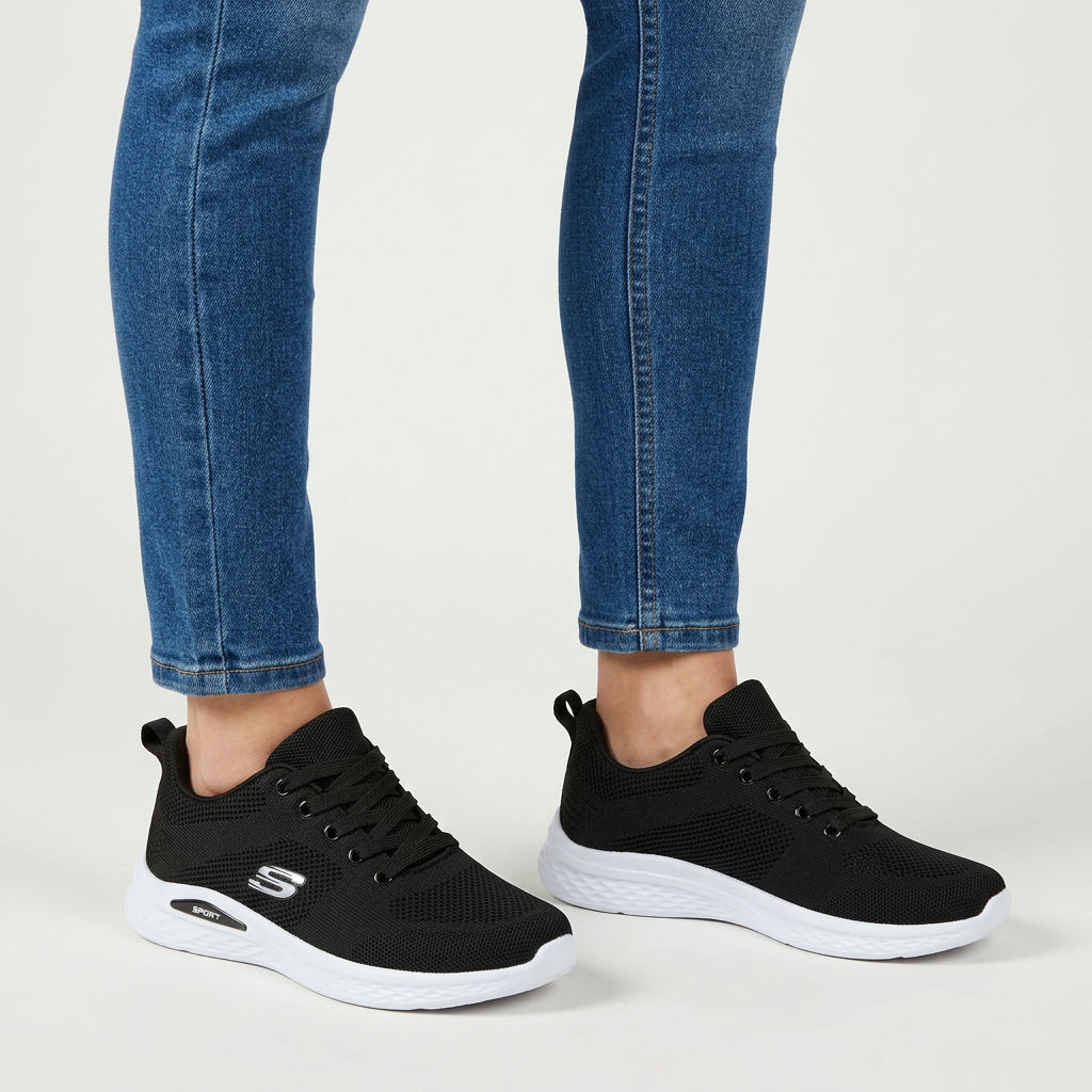 Alixia - Komfortabel Sneaker Med Snørebånd