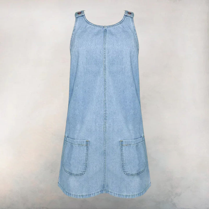 Lucelia – Ærmeløs Og Let Denimkjole
