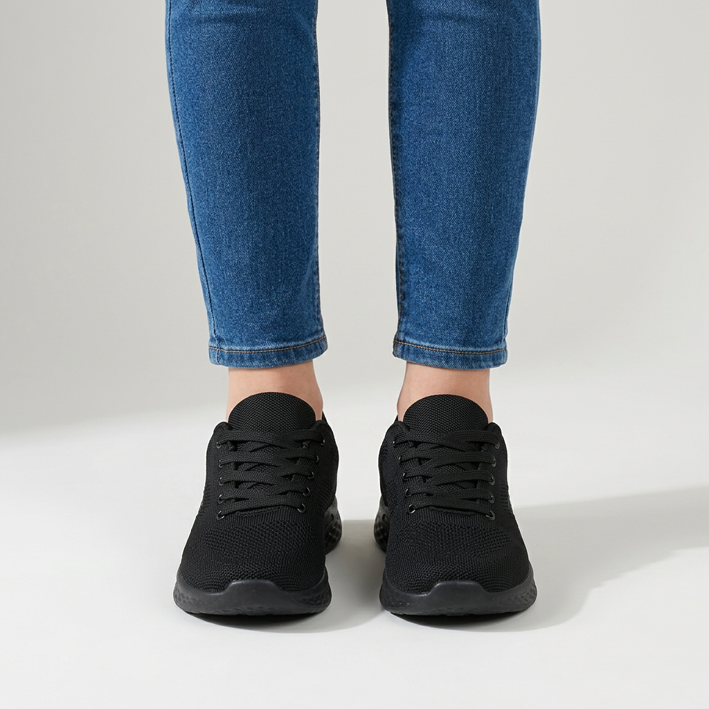 Alixia - Komfortabel Sneaker Med Snørebånd