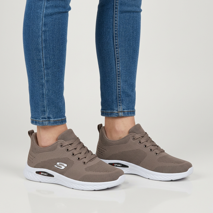 Alixia - Komfortabel Sneaker Med Snørebånd