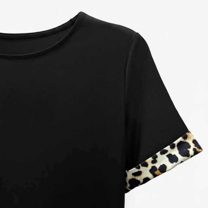 Leoza – Vintage-Kjole Med Leopardmønster