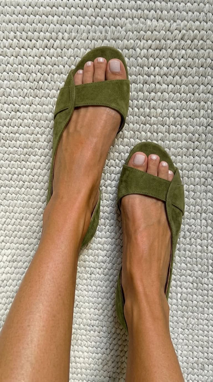 Rhana – Flad Sandal Med Åben Tå