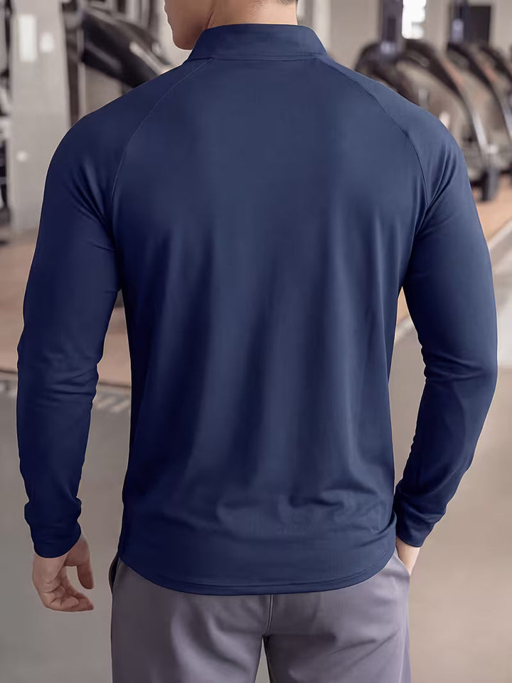 Zerdan – Langærmet Sweatshirt Med Halv Lynlås