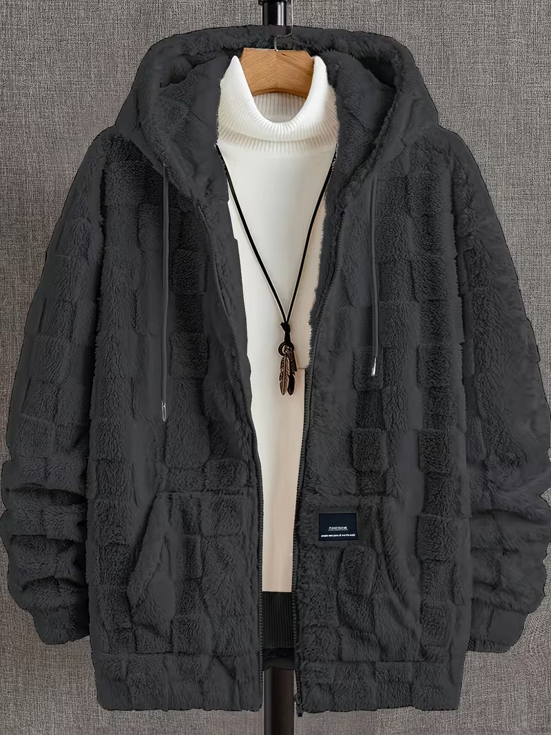 Karun – Fleece Jakke Med Lynlås Og Hætte