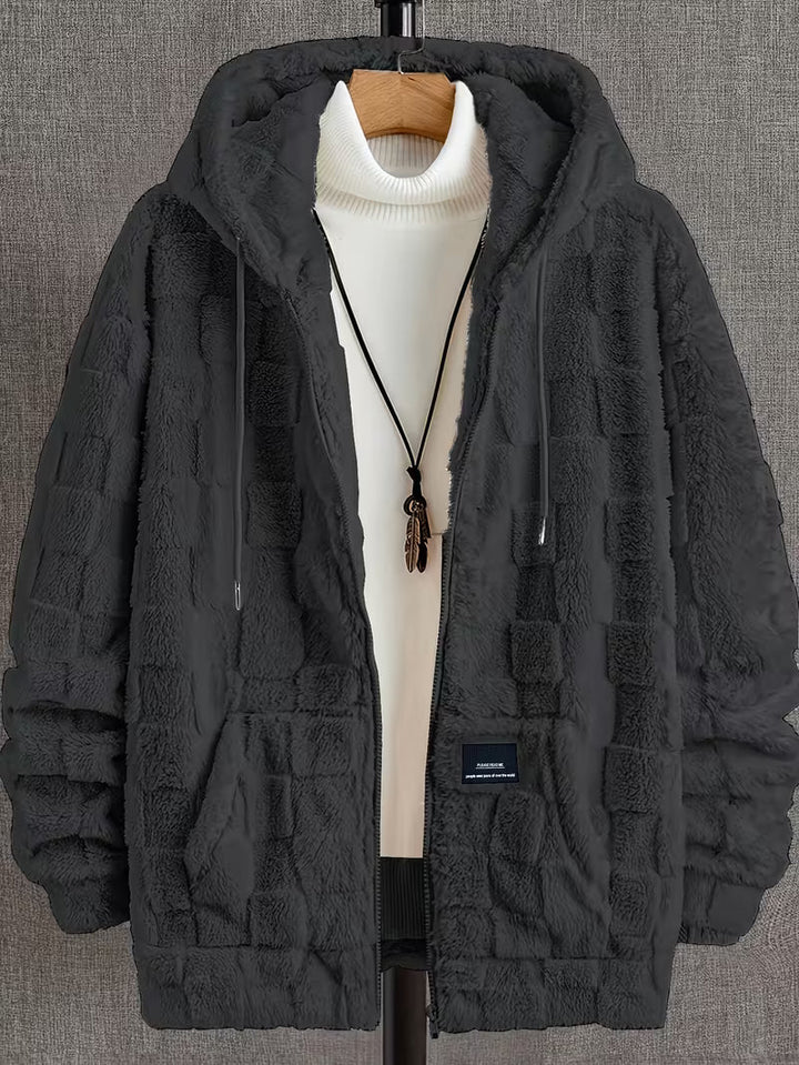 Karun – Fleece Jakke Med Lynlås Og Hætte