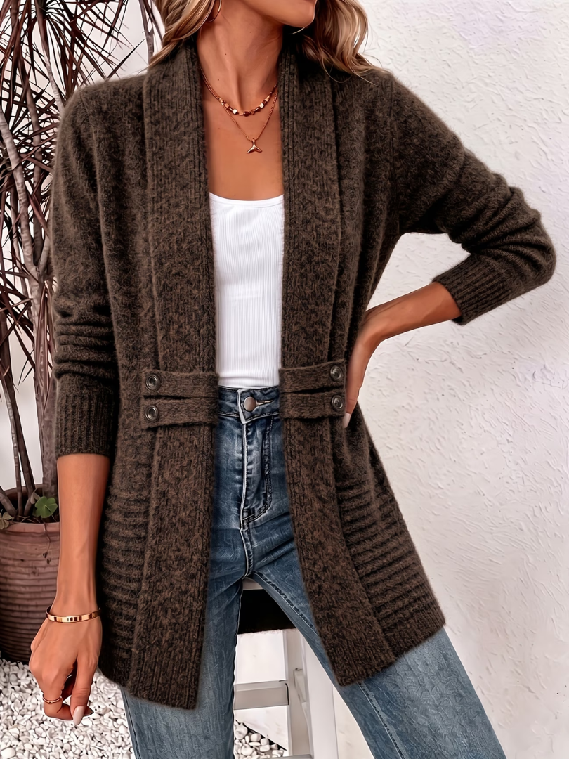 Soffie – Hyggelig Strikket Sommer Cardigan