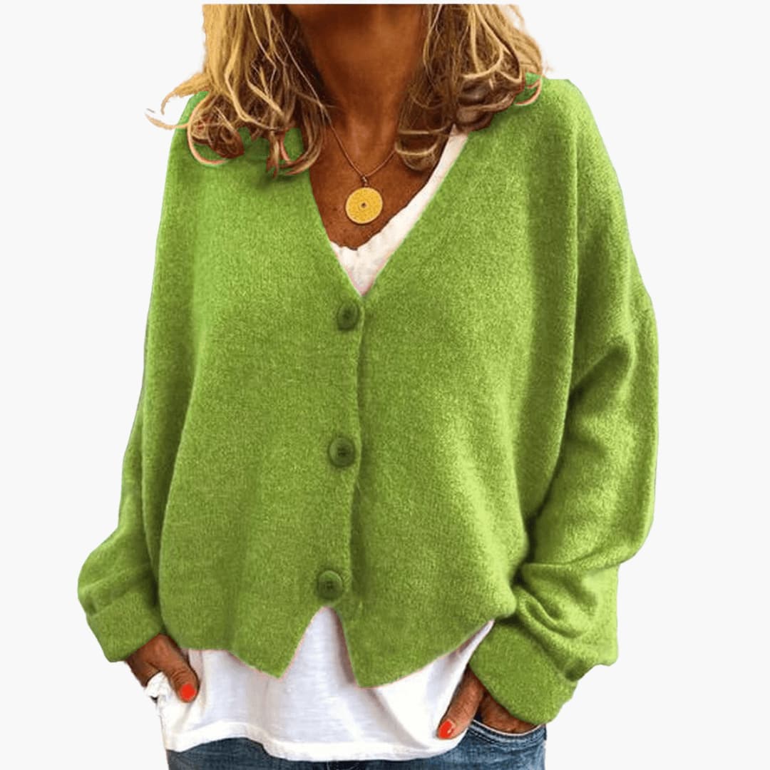 Gwen – Langærmet Strikket Cardigan