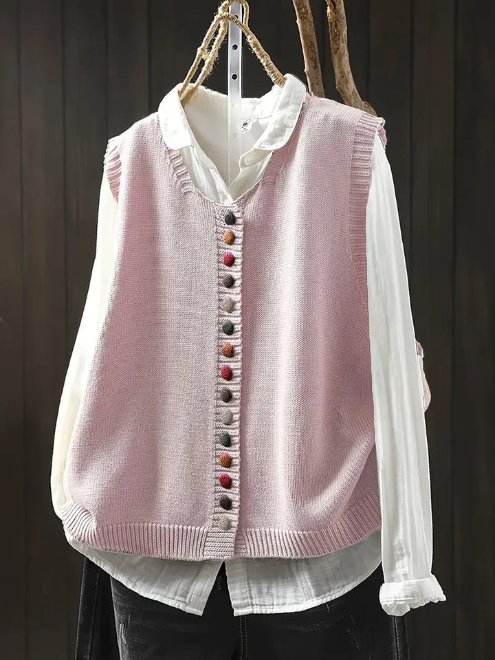 Toriana – Ærmeløs Strikket Vest