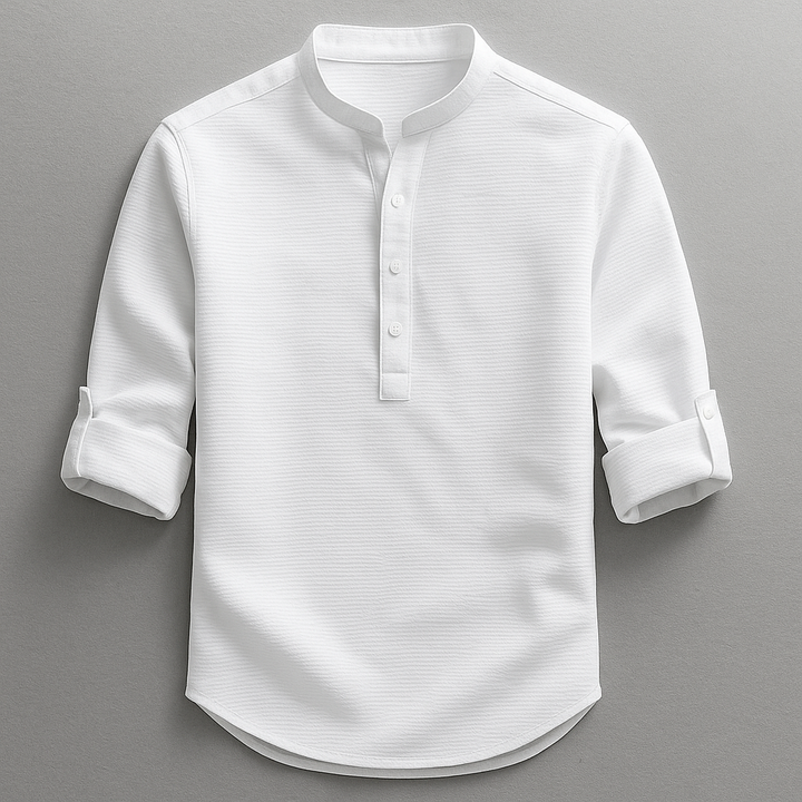 Antero – Langærmet Henley Skjorte
