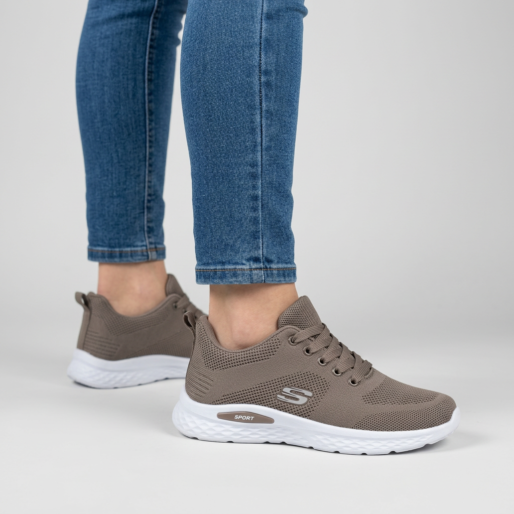 Alixia - Komfortabel Sneaker Med Snørebånd