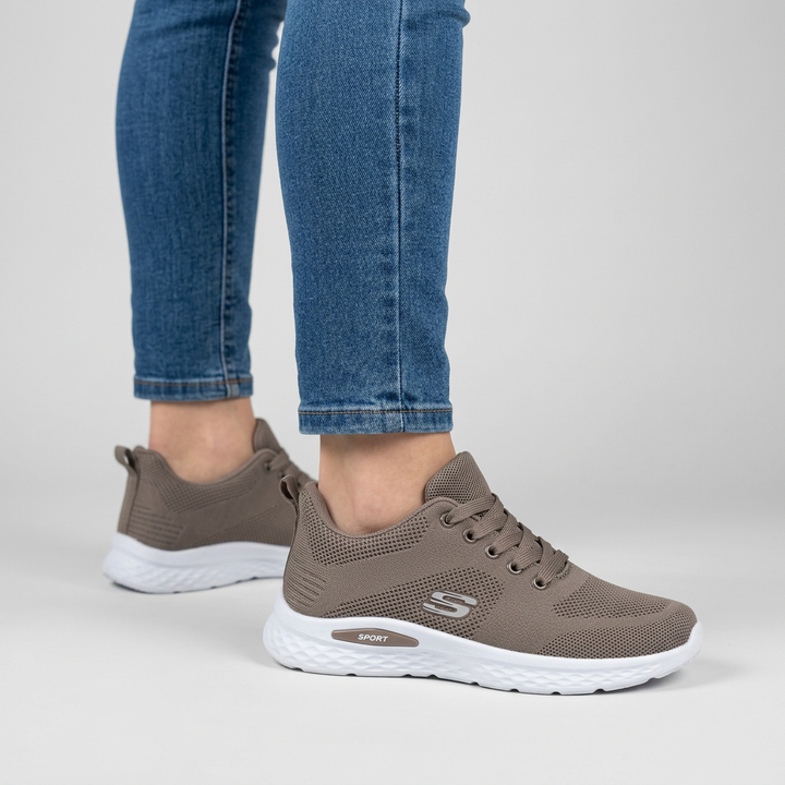Alixia - Komfortabel Sneaker Med Snørebånd