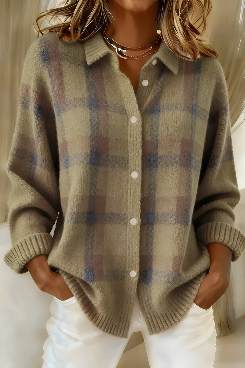 Sarani - Komfortabel Langærmet Cardigan