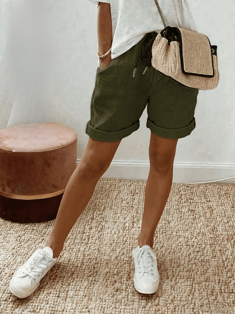 Keely - Behagelige Linned Shorts