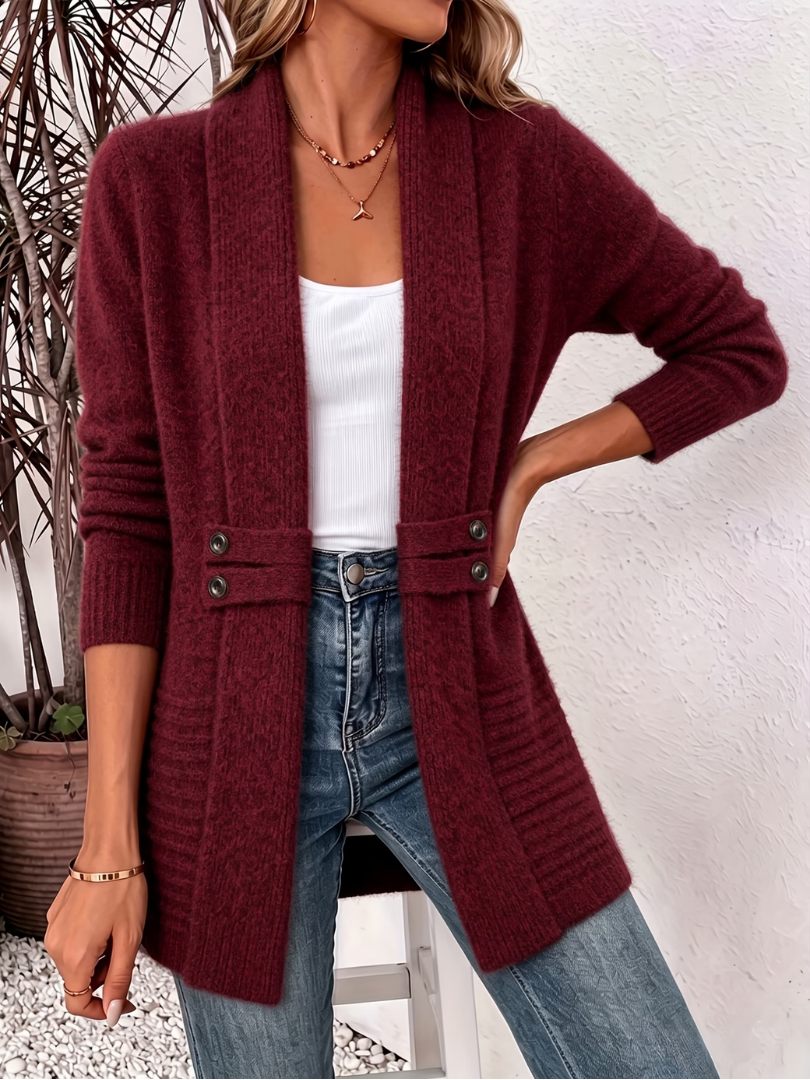 Soffie – Hyggelig Strikket Sommer Cardigan