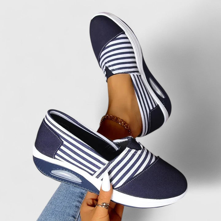 Onora - Stribede Slip-on Sko