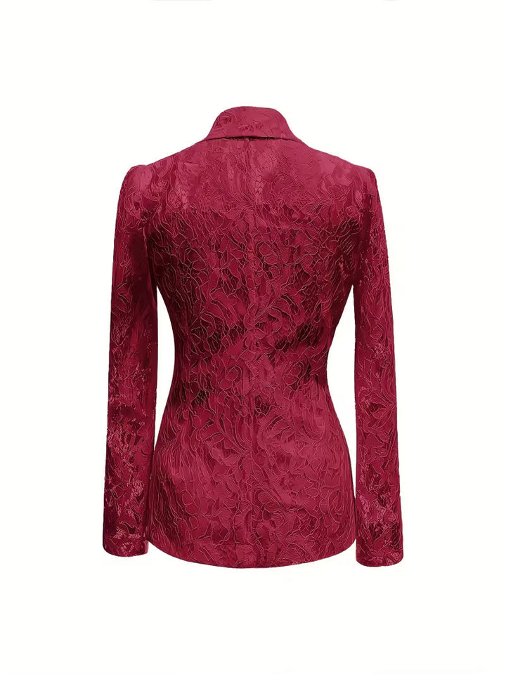 Kyliza – Foret Blazer Med Blomstermønster Til Forår og Sommer