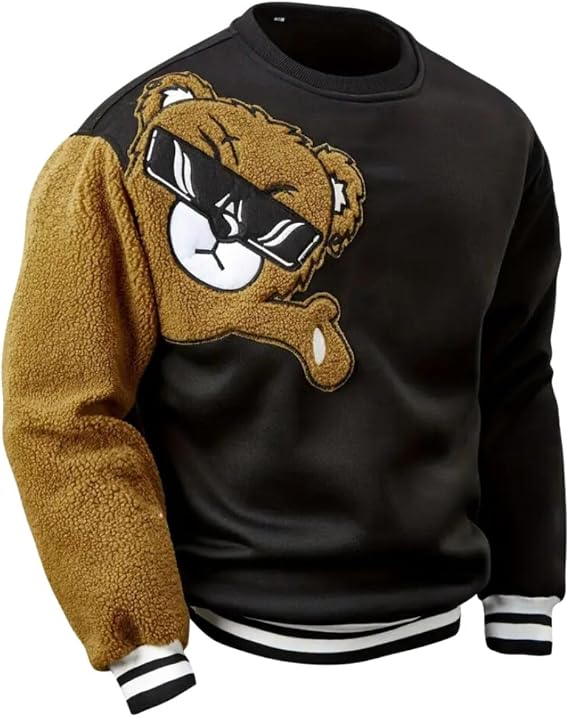 Linnar – Sweatshirt Med Bamse-Patch