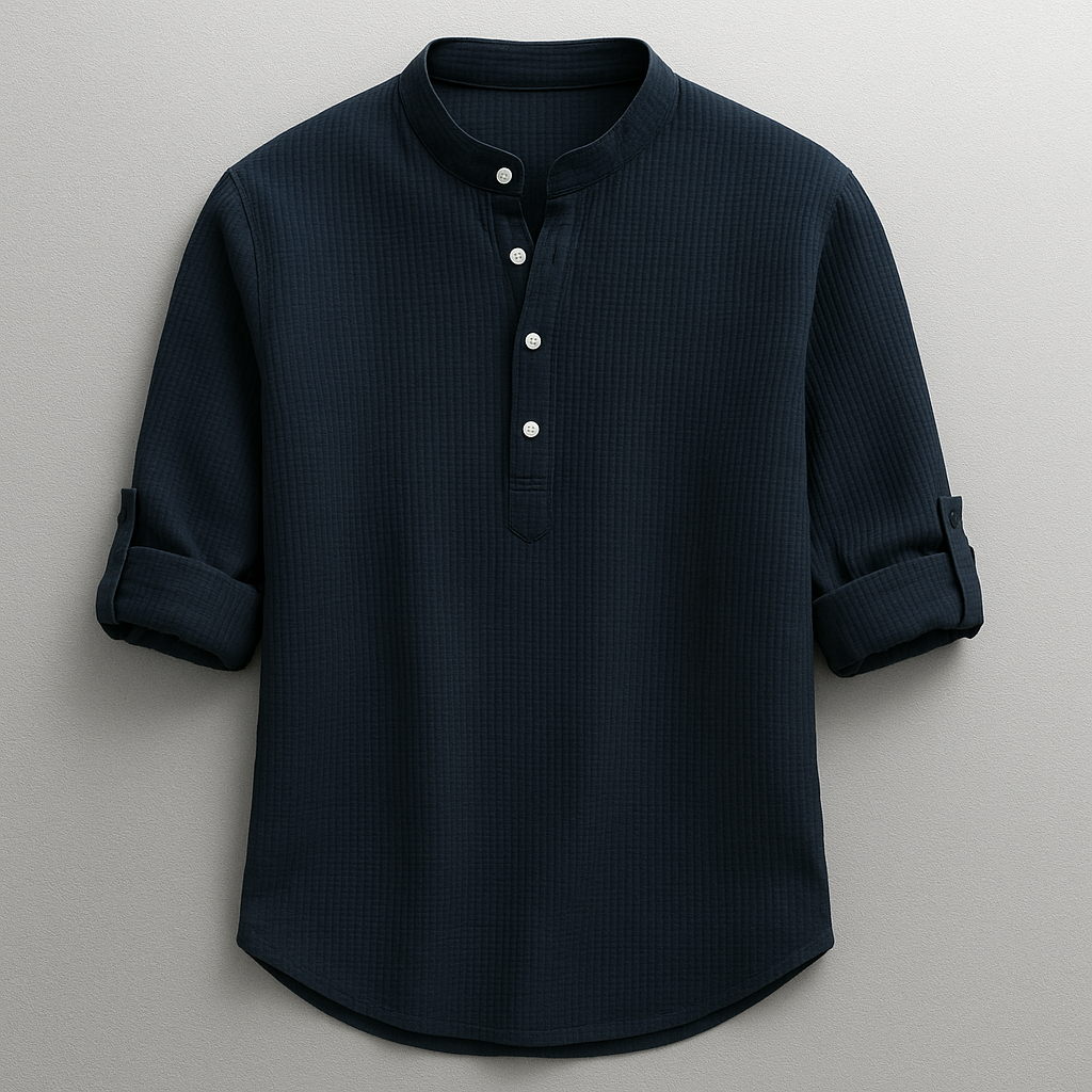 Antero – Langærmet Henley Skjorte