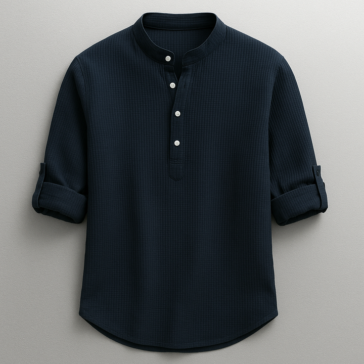 Antero – Langærmet Henley Skjorte