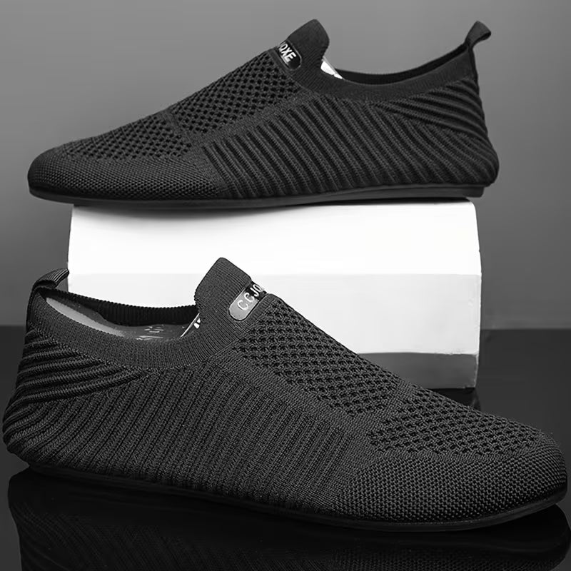 Dawood – åndbare Strikkede Slip-on-Sko
