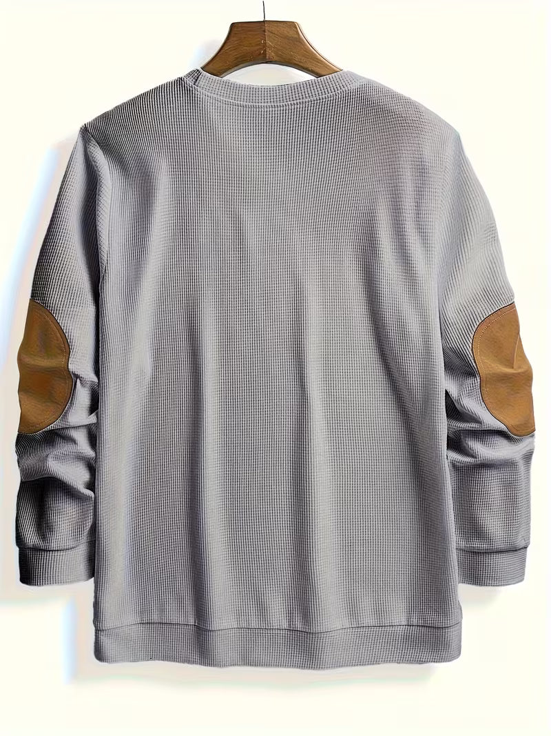 Joaol – Afslappet Sweatshirt I Vaffelstrik