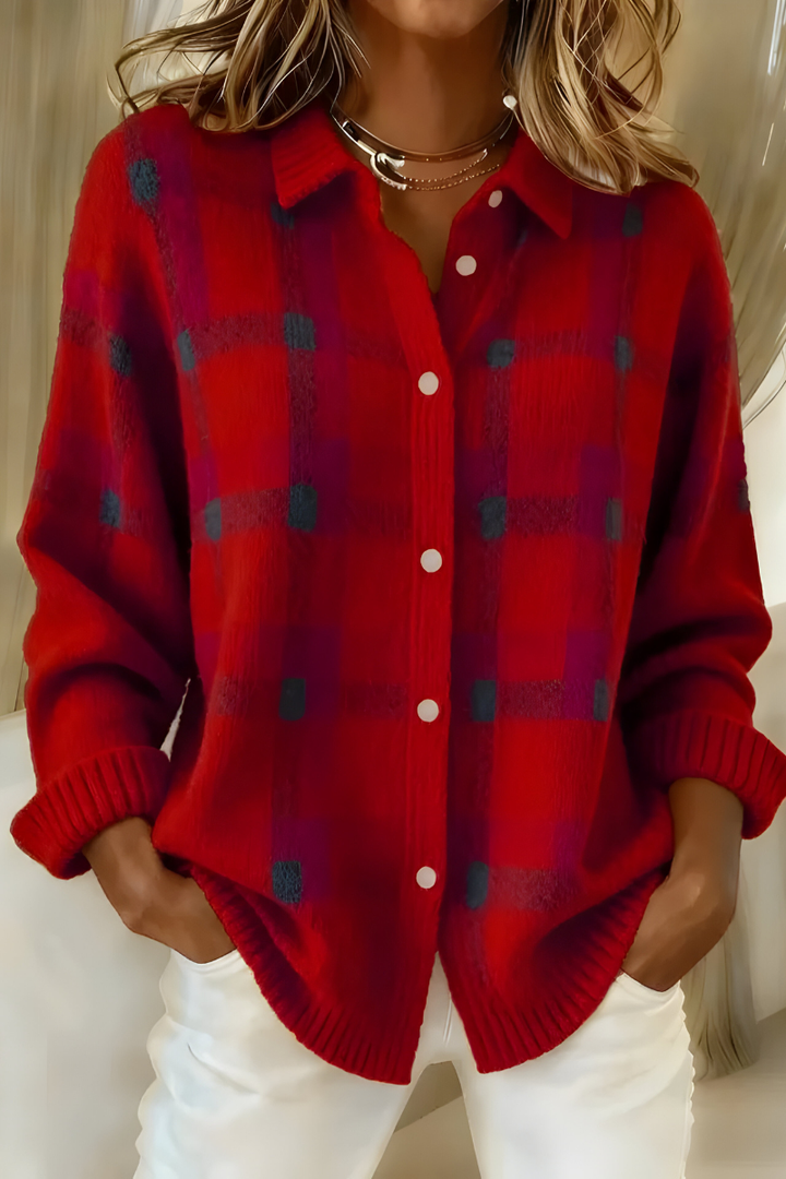 Sarani - Komfortabel Langærmet Cardigan