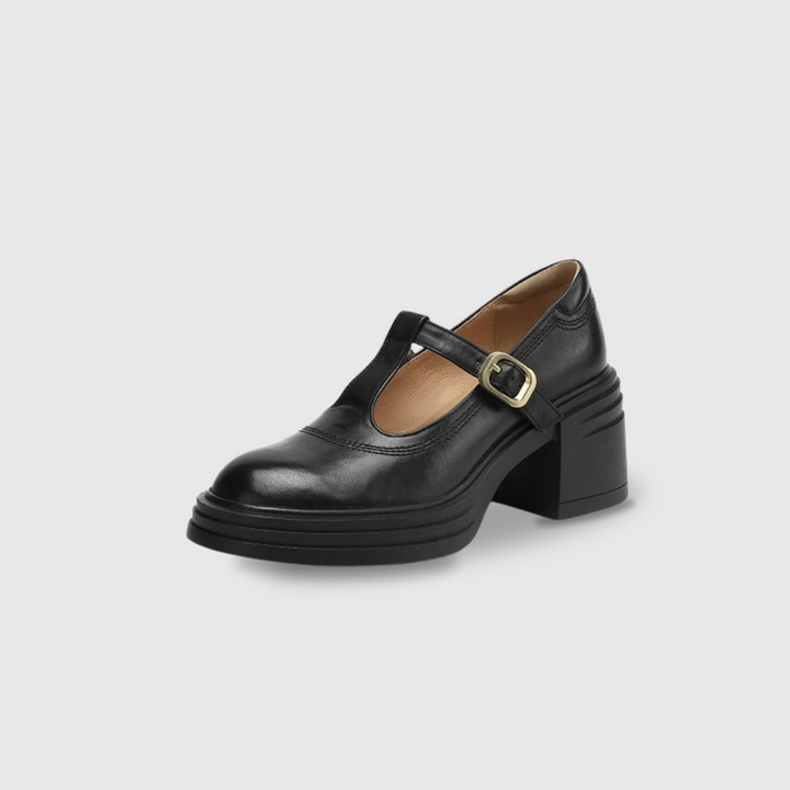 Maral - Pumps Med Tyk Blokhæl