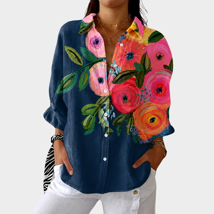 Liella – Luftig, Farverig Bluse Med Print