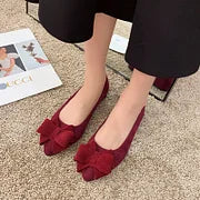 Silvie – Elegante Pumps Med Sløjfe Og Lav Blokhæl