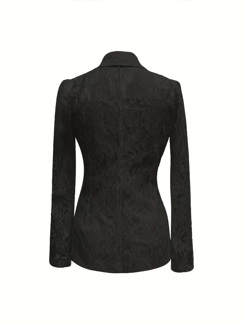 Kyliza – Foret Blazer Med Blomstermønster Til Forår og Sommer