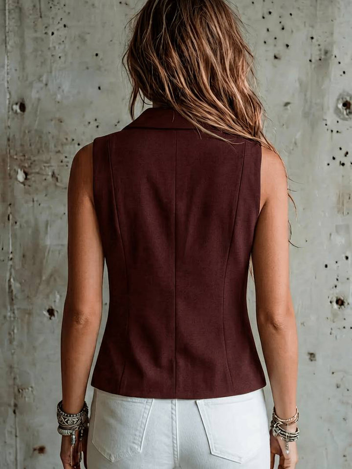 Arden - Elegant Jakkevest Med Lommer