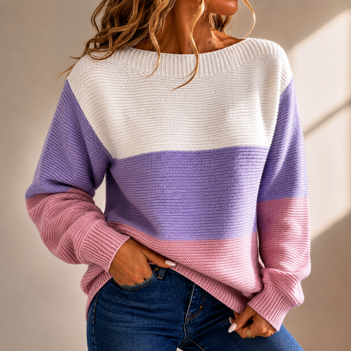 Nirelia – Elegant strikket oversize-trøje
