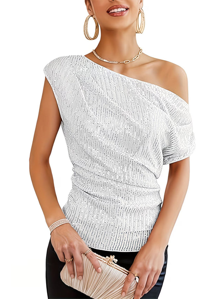 Jhasel – Elegant Top Med Én Skulder