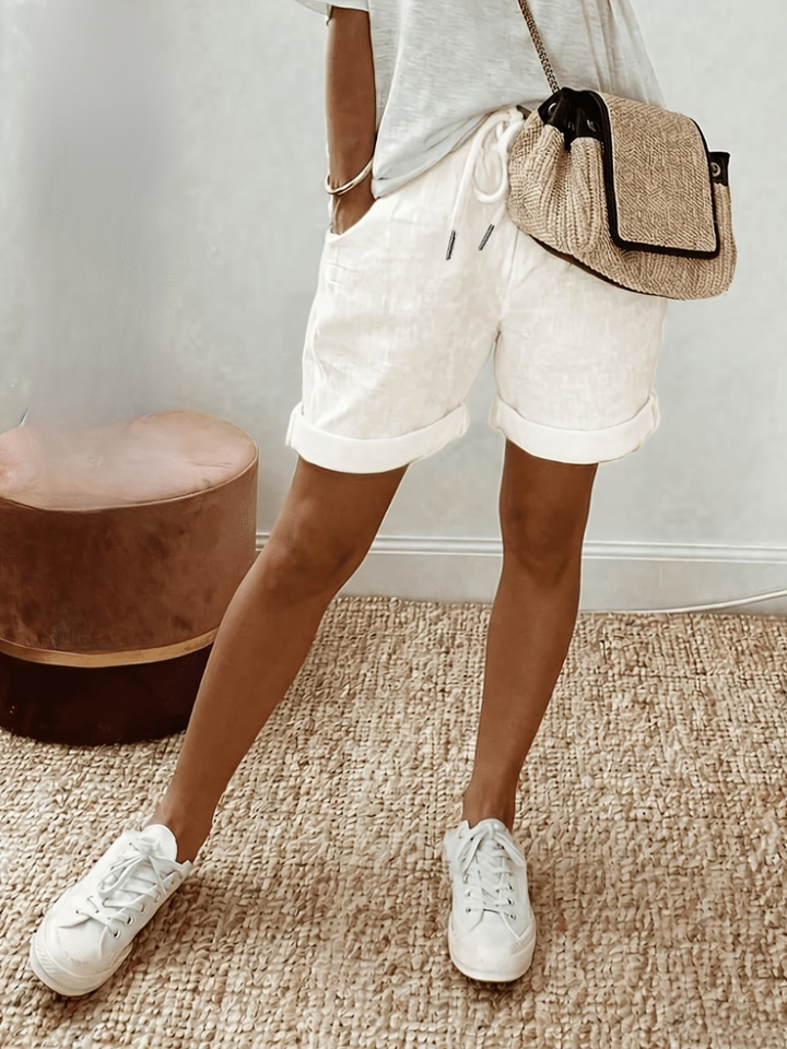 Keely - Behagelige Linned Shorts