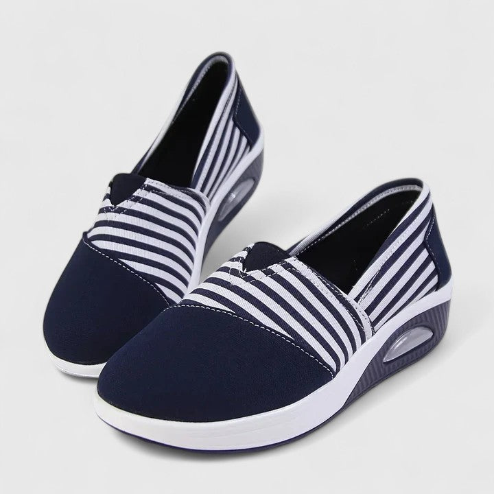 Onora - Stribede Slip-on Sko