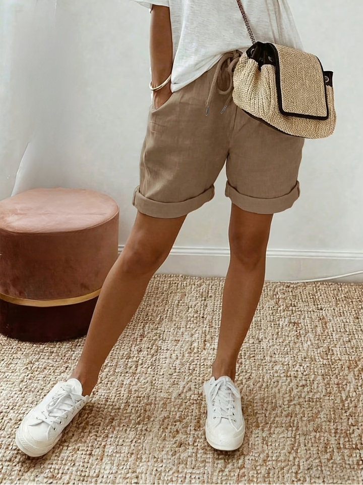Keely - Behagelige Linned Shorts