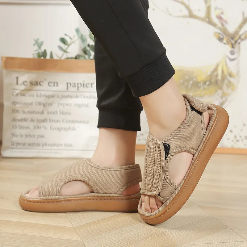 Karena – Justerbare Sandaler Med Skridsikker Velcro Lukning